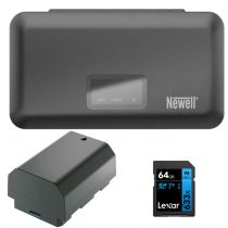 Pack chargeur, batterie et carte pour Sony