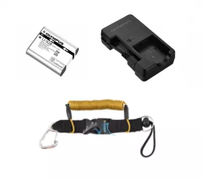 Pack chargeur et batterie Olympus TG6 et sangle de s�curit�