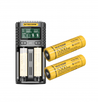 Pack Chargeur Nitecore avec 2 batteries NiteCore 21700