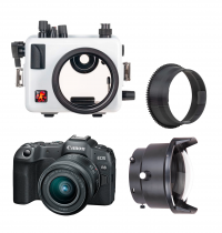 Pack Ikelite avec Canon EOS R8 + 24-50 mm f/4,5-6,3 IS STM