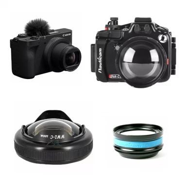 Pack Macro pr�t � plonger Nauticam Canon V1