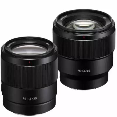 Pack objectif Sony 35mm et 85mm f/1,8