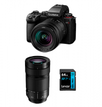 Pack Panasonic Lumix S5II + 20-60mm + 70-300mm