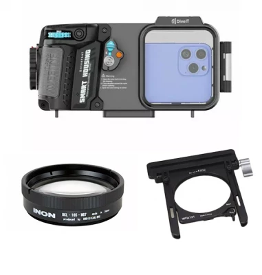 Pack plong�e smartphone macro