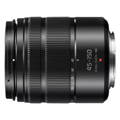 PANASONIC 45-150 mm f/4,0-5,6 Asph. Mega O.I.S. Noir