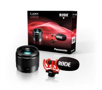 PANASONIC LUMIX PACK Optique 25 mm f/1,7 + Micro RODE VIDEO