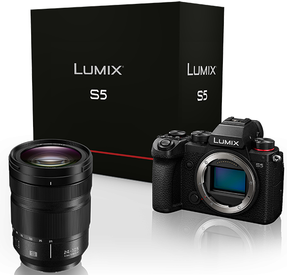 Panasonic LUMIX S5II appareil photo-vidéo hybride plein format 