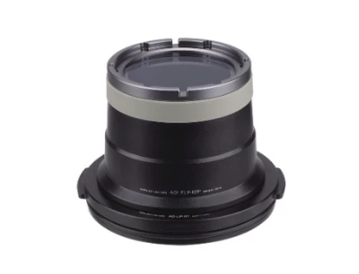 Port plat en plastique pour bo�tier de montage OM-D (FLP-02P install� avec AD-LP-01)