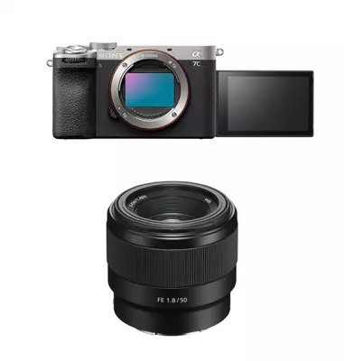 Sony Alpha 7C II (Silver) + 50mm f/1,8	