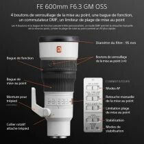 Sony FE 600&nbsp;mm F6.3 GM OSS