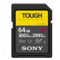 SONY SD SERIE G TOUGH 64GB R300W299 UHS-II CL 10