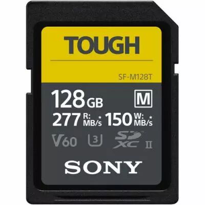 Sony SDXC UHS-II s�rie SF-M Tough de 128 Go