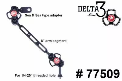 TLC bras avec adaptateur sea & sea � 3 section 77509