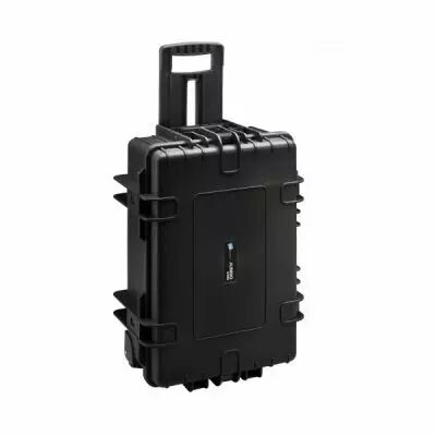 Valise de transport ext�rieur 5000/B noir avec mousse