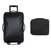 WANDRD TRANSIT CARRY ON ROLLER ESSENTIAL BUNDLE BLACK