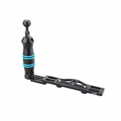 WeeFine platine simple en aluminium avec poign�es et supports rotule de 25
