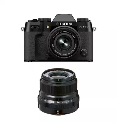 X-T50 Kit 15-45mm + XF23mm F2