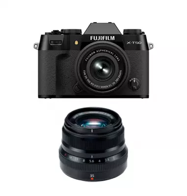 X-T50 Kit 15-45mm + XF35mm F2